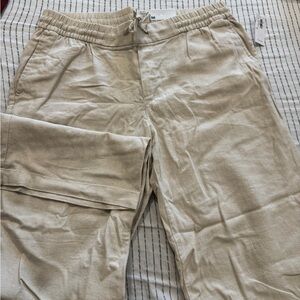 Old Navy Women's Beige Wide Leg Pants